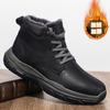 Botas de Nieve del Noreste Moda Exterior Ocio Deportes Cierre Cálidas Zapatos para Hombre Amortiguación Absorción de Impactos Resistentes al Desgaste Antifreeze Botas de Algodón para Hombre