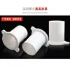 Accesorios para Tubería Eléctrica Directa Embebidos en PVC Estándar Nacional con Base con Agujeros para Clavos Conducto Directo con Pies Conector Recto con Orejas