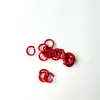 Anillos Abiertos de Hierro de Colores Pintados de 1.2*8mm y 1.2*10mm Anillos de Conexión Accesorios para Pulseras Collares Llaveros En Stock