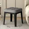 Cadeira de Jantar Minimalista Moderna Piaolan, Uso Doméstico Luxo Leve Couro Almofada Macia Cadeira com Encosto, Cadeira com Estrutura de Metal para Restaurante