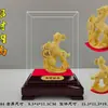 Adorno de oveja de lana bañado en oro para atraer riqueza y buena fortuna, adecuado para entrada de casa, oficina, ventas de seguros, inauguraciones de negocios, regalos de inauguración de casa, venta al por mayor
