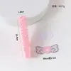 Lindo peine para el cabello en forma de corazón estilo píxel para uso doméstico, ideal para trenzar y seccionar el cabello, un peine DIY tipo espina de pescado con un alto atractivo estético, perfecto para niñas que aman un toque de encanto femenino, y también funciona como peine de masaje