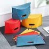 Taburete de plástico plegable de papel simple para viajes turismo portátil Año Nuevo tren sin asiento artefacto taburete bajo ligero