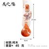 Fabricante Kemu Cuchara de Madera, Sin Pintar ni Encerar, Cuchara de Madera con Mango Largo para Uso Doméstico, Cuchara para Gachas, Cuchara para Hot Pot, Se Puede Colgar