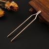 Yingyi Jóias DIY Cobre Puro Cabeça Chata Mini Duplo Reto 2.0x 85mm Acessórios Antigos Hairpin Material kc Ouro Eletroforese