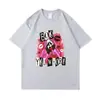Camiseta Casual 2025 para Hombre y Mujer de Manga Corta Diaria Casual Estampado de Letras Holgada de Manga Corta Al por Mayor