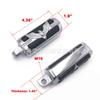 Ventas Directas de Fábrica Adecuado para Motocicleta Harley Vehículo Todoterreno Pedales Pedales de Pie de Aleación de Aluminio Antideslizante