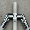 Accesorios para Secador de Piso de Conexión 4/6 Hebilla Cruzada Pieza de Fijación en T Tubo de Acero Inoxidable de 20/25 mm Accesorios