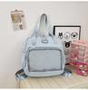 Bolsa de Dor de Estilo Japonês de Dupla Finalidade Fofa Mochila Transparente Bolsa Transversal Estilo Preppy Bolsa de Bebê Mochila de Grande Capacidade