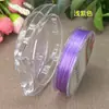 Cuerda de caucho con cuentas resistente al desgaste cuerda elástica cuerda elástica desgaste Wen juego pulsera de cristal cera de abeja jade cuerda con cuentas