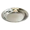 Placa de Acero Inoxidable Espesor 304 Plato Hondo Anti-Derrames Plato de Cena Redondo para el Hogar Plato Plato para Sopa Plato para Pescado Plato para Frutas Venta al por Mayor