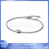Panjiadora s925 cobre blanco plateado otoño septiembre nuevo estrellado brillante pulsera versátil pulsera diy para mujer