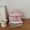 Bolsa de Mão Pequena Exquisita Super Moderna para Mulheres, Novo Estilo de Verão 2026, Bolsa Transversal de Ombro com Corrente Matelassê Inspirada na Chanel