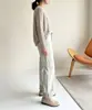 ¡Pantalones de pierna recta, corte ajustado! Versiones gemelas de jeans rectos de elasticidad cuádruple para mujer, con un diseño retro, adelgazante y fluido, y una silueta de pierna estrecha y amplia.