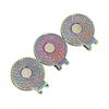 Clip para Sombrero de Golf Bolix Marcador de Golf Moneda Redonda Marcador de Bola de Golf Dos Especificaciones Tres Colores Disponibles