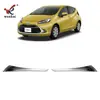 Adequado para 22 Toyota Aqua Parachoque Dianteiro Modificado Grelha Tiras Decorativas Galvanizadas Grelha Frontal Especial Tiras Brilhantes