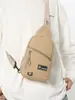 Bolso de Pecho Unisex Casual Versátil de Moda Estilo Japonés Estilo Ins para Viajar al Trabajo, Viajes, Deportes, Bolso Cruzado Simple