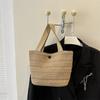 Grande Capacidade Moda Tecido Moda Bolsa 2024 Primavera Novo All-match Ins Ombro Underarm Bag Tote Bag
