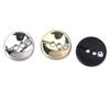 Metal dois olhos ponto diamante all-match fivela costurada à mão botão formal usar decote casaco punho camisa suéter Chanel estilo botão
