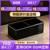 Productos de resina de alta gama de lujo hechos a medida de fábrica para hoteles, caja de té de resina para hotel, caja de té hecha a medida para habitación de hotel