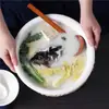 Tazón Grande para Sopa del Hogar, Tazón de Cerámica Estilo Chino, Tazón para Fideos Instantáneos de Estudiante, Tazón para Sopa de Restaurante, Tazón Grande para Fideos Apto para Microondas, Tazón Tradicional para Sopa