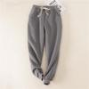 2022 Amazon Lamb Velvet Sweatpants Inverno Feminino Tamanho Grande Plus Velvet Sweatpants Outono e Inverno Solto Engrossado Calças Quentes