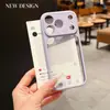 Adequado para Capa de Celular Acrílica Dois em Um Apple 17Promax, iPhone 16 se Transforma Instantaneamente em uma Janela Grande, Capa Dura Anti-Queda