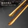 Pinzas para Palillos de Acero Inoxidable 304 Pinzas para Barbacoa Estilo Japonés Pinzas para Barbacoa Extra Largas Pinzas para Buffet Pinzas para Bistec Pinzas para Alimentos Dentadas