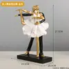 WG6Q Adornos de Niña de Ballet Clásico Lujo Ligero Mueble de TV Aparador de Vino Decoraciones para el Hogar Arte de Danza Alta