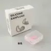 Tapones para los oídos aprendizaje anti-ruido tapones para los oídos para dormir silicona impermeables tapones para los oídos para natación obra taller dormitorio tapones para los oídos reductores de ruido