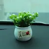 Suministros interiores calientes adornos de frutas auspiciosas 5*6*11cm adornos creativos para coche simulación maceta adornos para coche