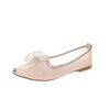 Sandalias de Malla Cerradas de Verano para Mujer 2026 Nuevo Estilo Cómodas Versátiles Poco Profundas Transpirables Puntiagudas Planas