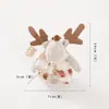 Suprimentos de Decoração de Natal Transfronteiriça Pingente Chapéu de Tricô Listrado Boneco Rudolph de Perna Pendurada Enfeites de Festa de Anão