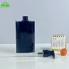 Botella de champú para hombre de 300 ml, botella de gel de ducha de 800 ml, botella plana con forma de loción corporal, botella de acondicionador para pelo de mascota