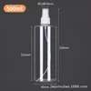 Frasco Pequeno de Plástico PET Transparente com Spray 30ml50ml100ml Frasco Spray Maquiagem Perfume Frasco Spray Frasco Recarregável