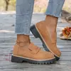 Transfronterizos Europeos y Americanos Suela Blanda Costura Estilo Suave Encapuchado Transfronterizo Suela Gruesa Mocasines Terciopelo Multicolor Venta al por Mayor Tallas Grandes