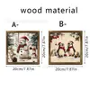 Produtos de decoração transfronteiriços com etiquetagem e dropshipping, arte de parede de luxo para salas de estar, arte de boneco de neve para salas de jantar, dropshipping de peça única