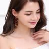 Pendientes populares europeos y americanos Pendientes acrílicos Pendientes redondos para mujer Moda personalizada Celebridad de Internet TikTok Mismo estilo Moda para mujer Todo a juego