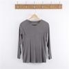 Camiseta para Hombre, Manga Larga de Modal Otoñal, Tallas Grandes, Nueva Ropa Casual Deportiva para Casa de Verano y Otoño, Adecuada para Usar como Prenda Exterior y en Capas, Cálida