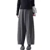 Pantalones de cachemira holgados para maternidad, pantalones anchos relajados, pantalones cortos, pantalones suaves tipo bola de arroz, pantalones banana adelgazantes para maternidad con una caída bonita