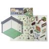 Xinyuyan 26 Tipos de Adesivos de Paisagem para Diários, Cartões Miniatura, Casinhas Fofas 3D Estereoscópicas, Artesanato DIY para Alívio do Estresse