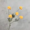 Buquê Artificial de Dente-de-leão de Outono Transfronteiriço, Flores Artificiais de Seda Falsa de Hortênsia, Decoração de Casa, Arranjo de Flores Artificiais para Sala de Estar e Mesa de Jantar