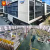 Taller de fábrica máquina flejadora totalmente automática de banda de PP, máquina de empaque horizontal, brazo robótico de enfardado totalmente automático, robot paletizador