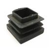 Fábrica de Ferragens para Móveis Dongguan Fornece Plugue de Tubo Quadrado Preto 15*15mm Plugue de Tubo Oco Plugue de Tubo Quadrado de Plástico