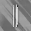 Nueva Manija de Puerta de Vidrio Estilo Chino en Stock con Placa de Aluminio Sólido, Logo Grabado, Manija Estilo Tienda, Manija Grande para Puerta de Tienda