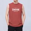 Camiseta sin mangas de algodón puro para hombre, chaleco deportivo de verano con estampado de letras, sudadera de baloncesto y fitness