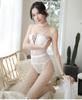 Lingerie Sexy Tamanho Grande Conjunto Paixão Coquete Pijama Sedução Sexy Humor Transparente Tamanho Grande Gordinha Saia Suspensório