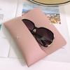 Bolsa Macia Rosa para Menina Caixa para Óculos Moda Masculina Caixa de Óculos de Sol de Couro Caixa de Óculos de Sol com Corda Portátil Durável