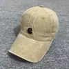 Gorra de Béisbol Lavada de Algodón Puro de Comercio Exterior de Verano para Pareja Marca de Moda Versátil Retro para Exteriores Sombrilla Protección Solar Sombrilla