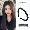 Diadema de Pedrería Femenina Celebridad de Internet 2025 Nueva Versátil Elegante Sencilla Horquilla Coreana de Cristal Diadema Accesorios para la Cabeza